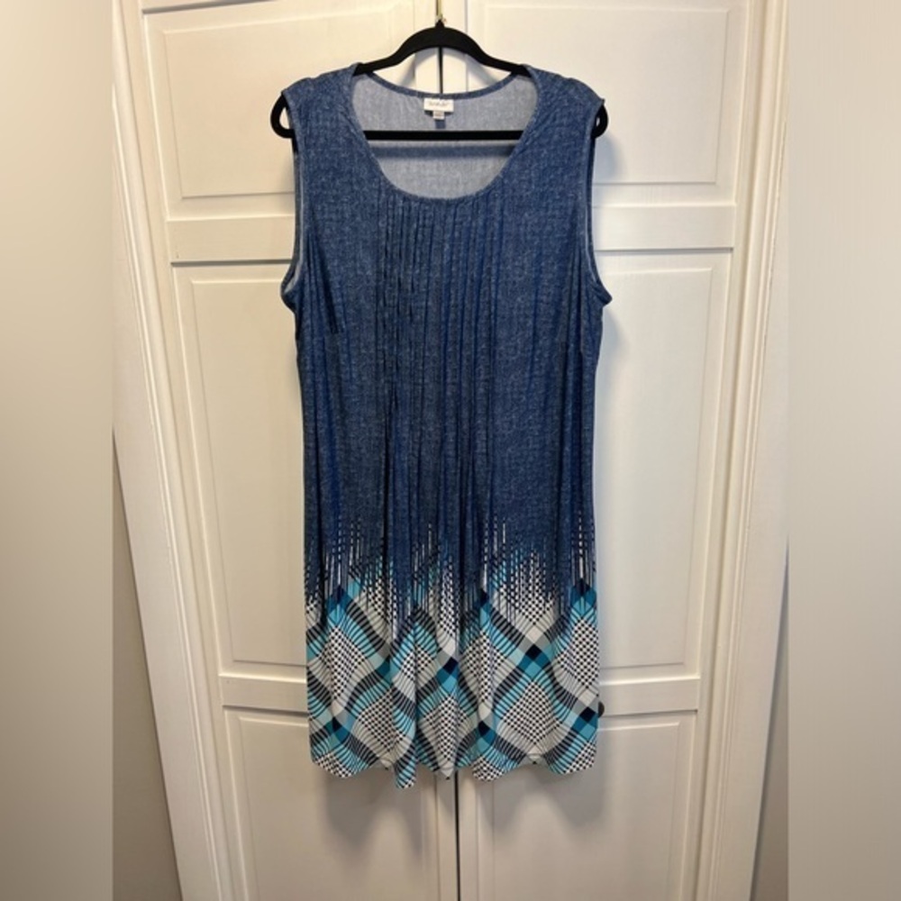 Avenue Plus Size Dress Size Women’s 18/20 Color Blue